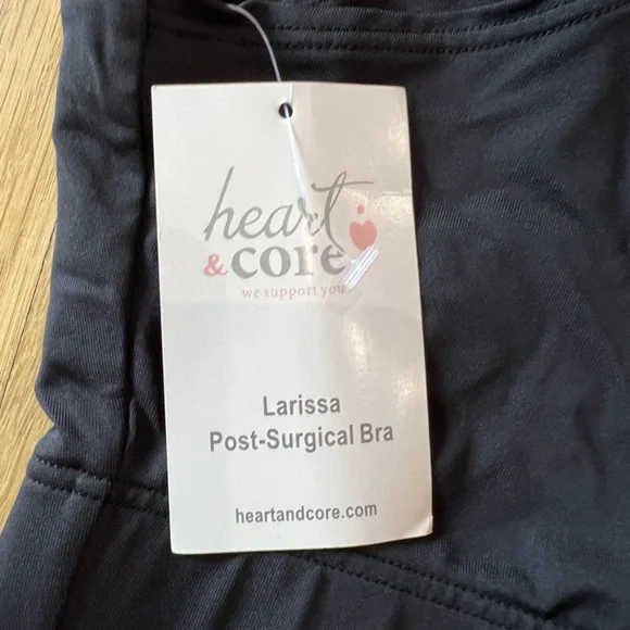 Heart & Core Women's Black Posture Support Bra - Small - Picture 4 of 4